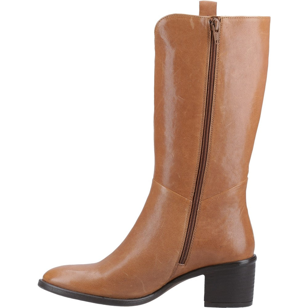 Ladies Mid Boot Tan Hush Puppies Whitney Mid Boot