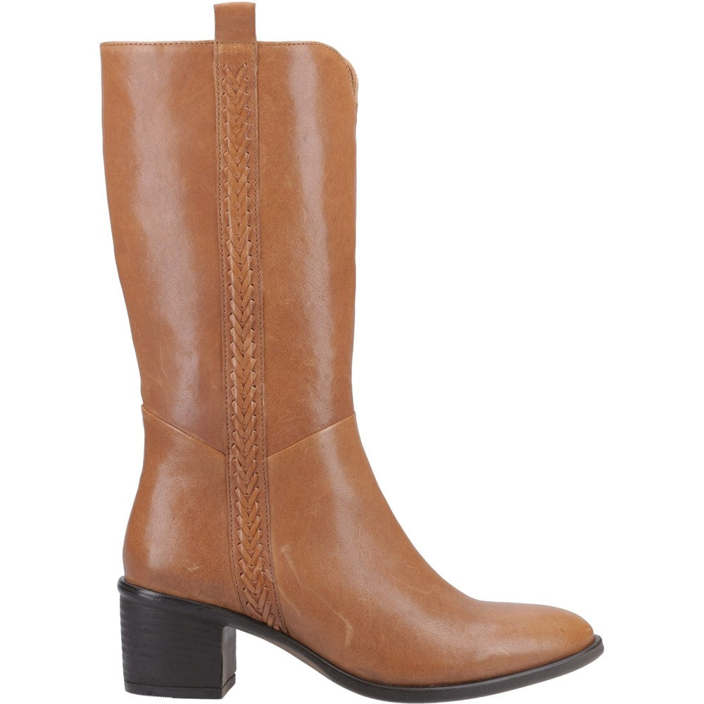 Ladies Mid Boot Tan Hush Puppies Whitney Mid Boot