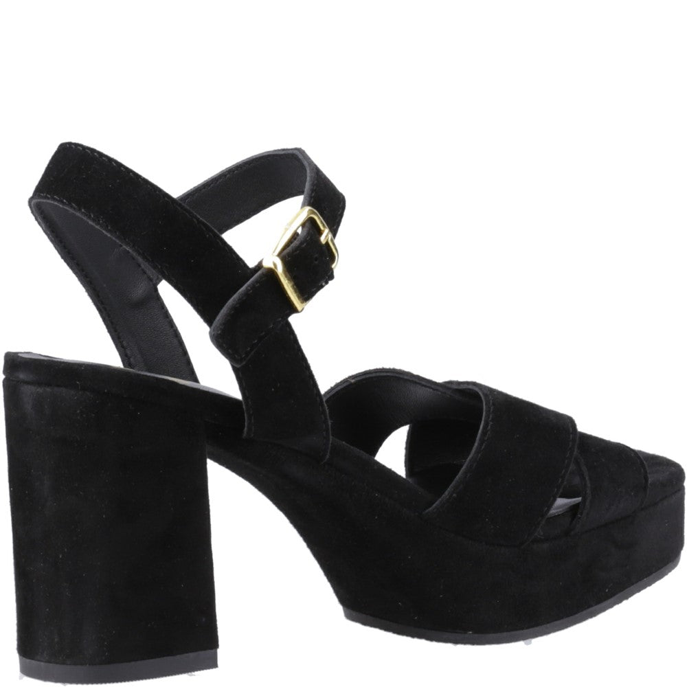 Ladies Heels Black Hush Puppies Ophelia Heels