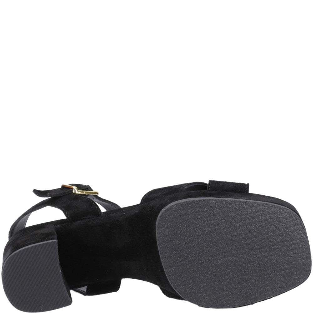 Ladies Heels Black Hush Puppies Ophelia Heels