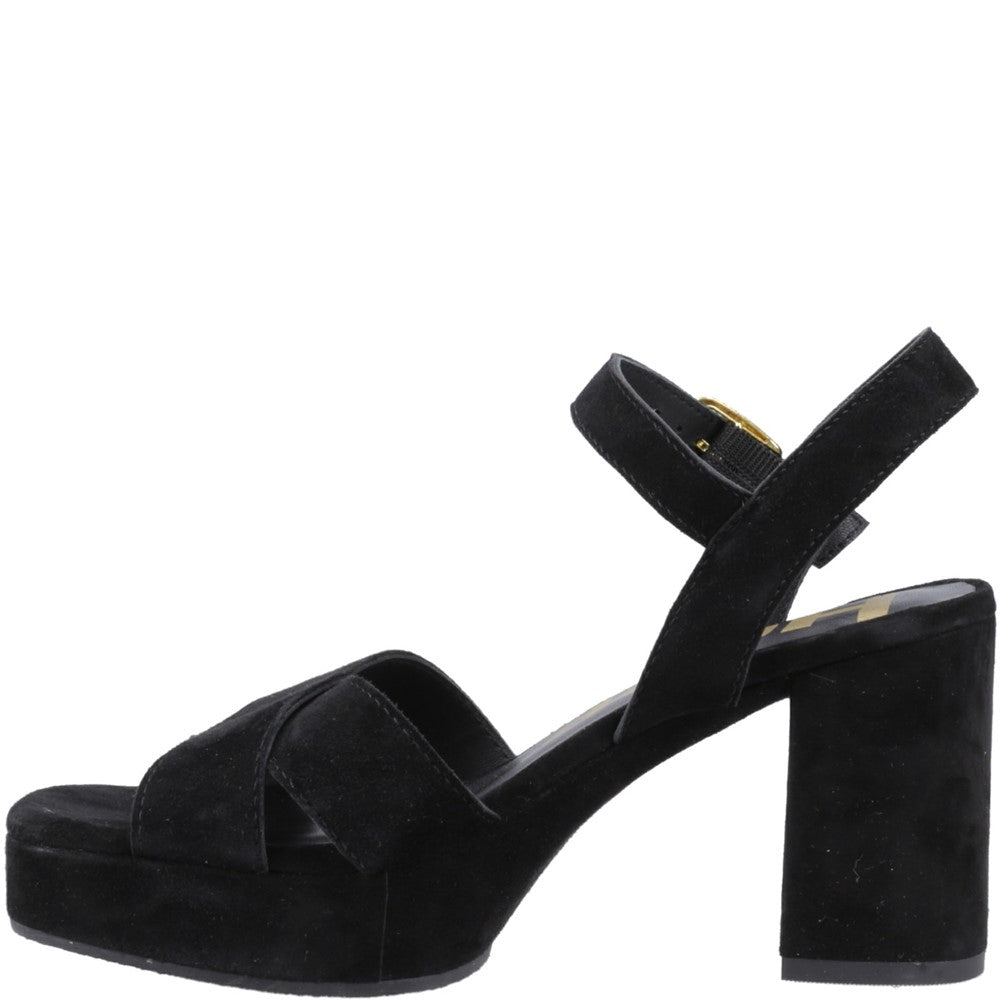 Ladies Heels Black Hush Puppies Ophelia Heels