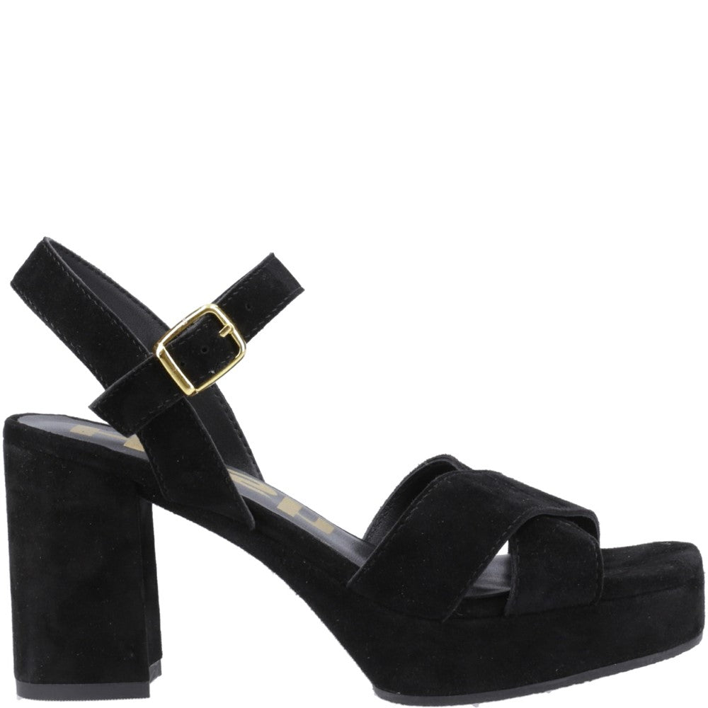 Ladies Heels Black Hush Puppies Ophelia Heels