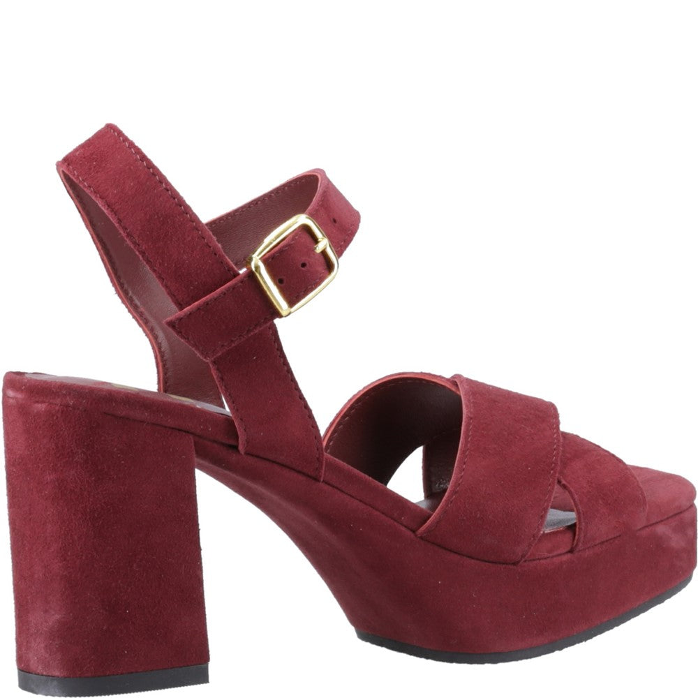 Ladies Heels Bordeaux Hush Puppies Ophelia Heels