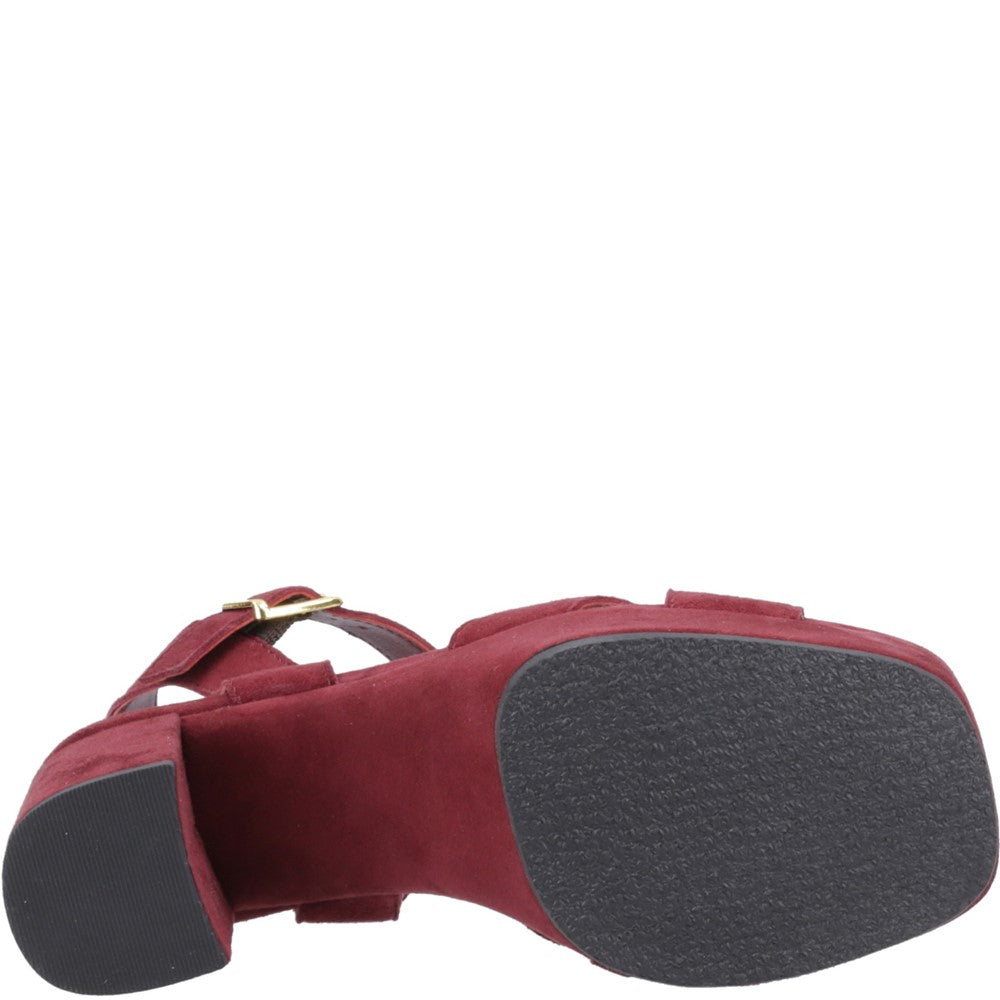 Ladies Heels Bordeaux Hush Puppies Ophelia Heels