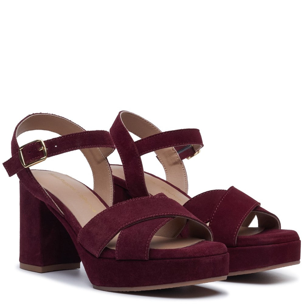 Ladies Heels Plum Hush Puppies Ophelia Heels