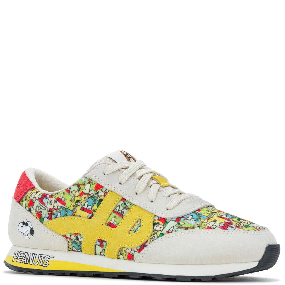 Ladies Sports White Hush Puppies SEVENTY8 Peanuts Trainer