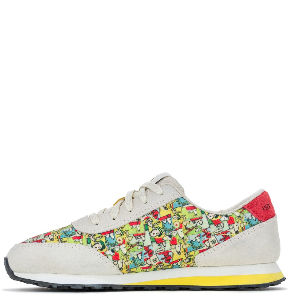 Ladies Sports White Hush Puppies SEVENTY8 Peanuts Trainer
