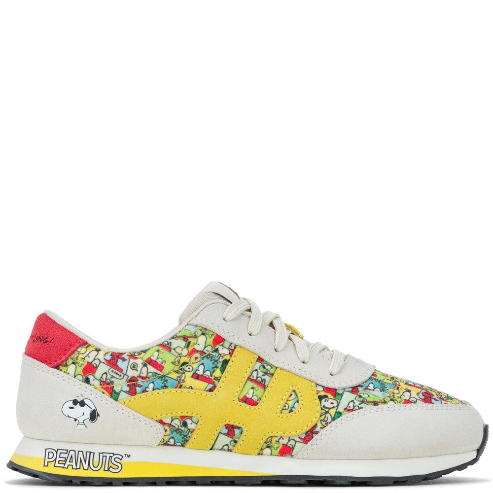 Ladies Sports White Hush Puppies SEVENTY8 Peanuts Trainer
