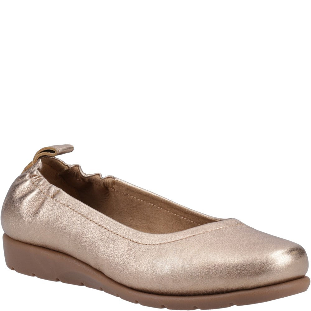 Ballerinas Gold Hush Puppies Skylar Ballerina