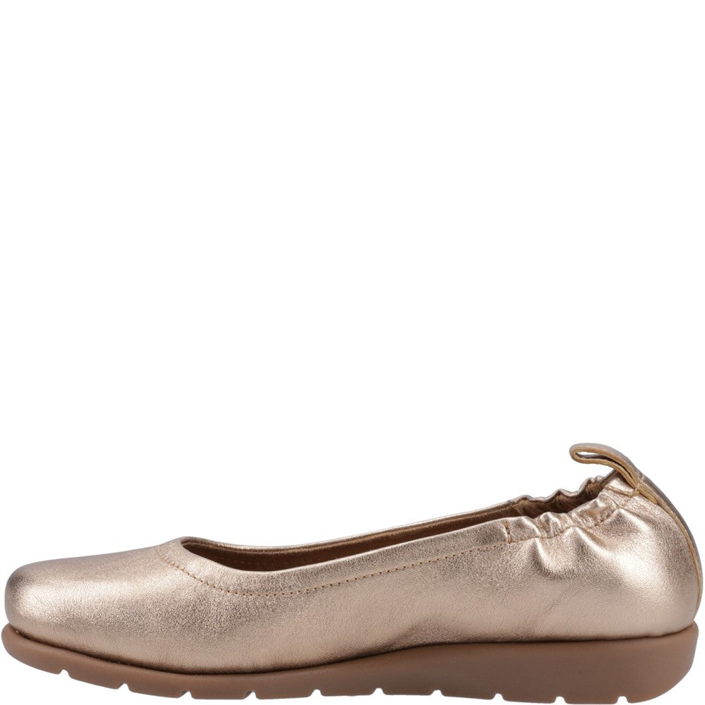 Ballerinas Gold Hush Puppies Skylar Ballerina