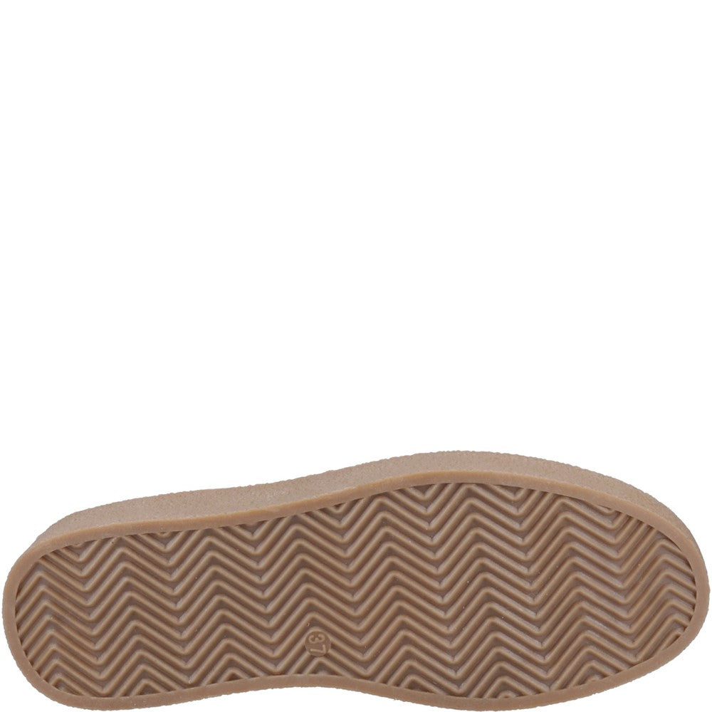 Lace Ladies Shoes Pink Hush Puppies Bridie Suede Mocc Toe