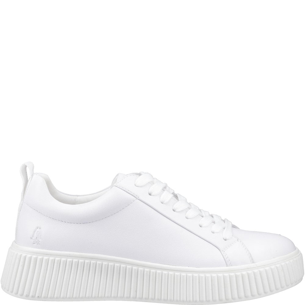 Ladies Sports White Hush Puppies Harlow Sneaker
