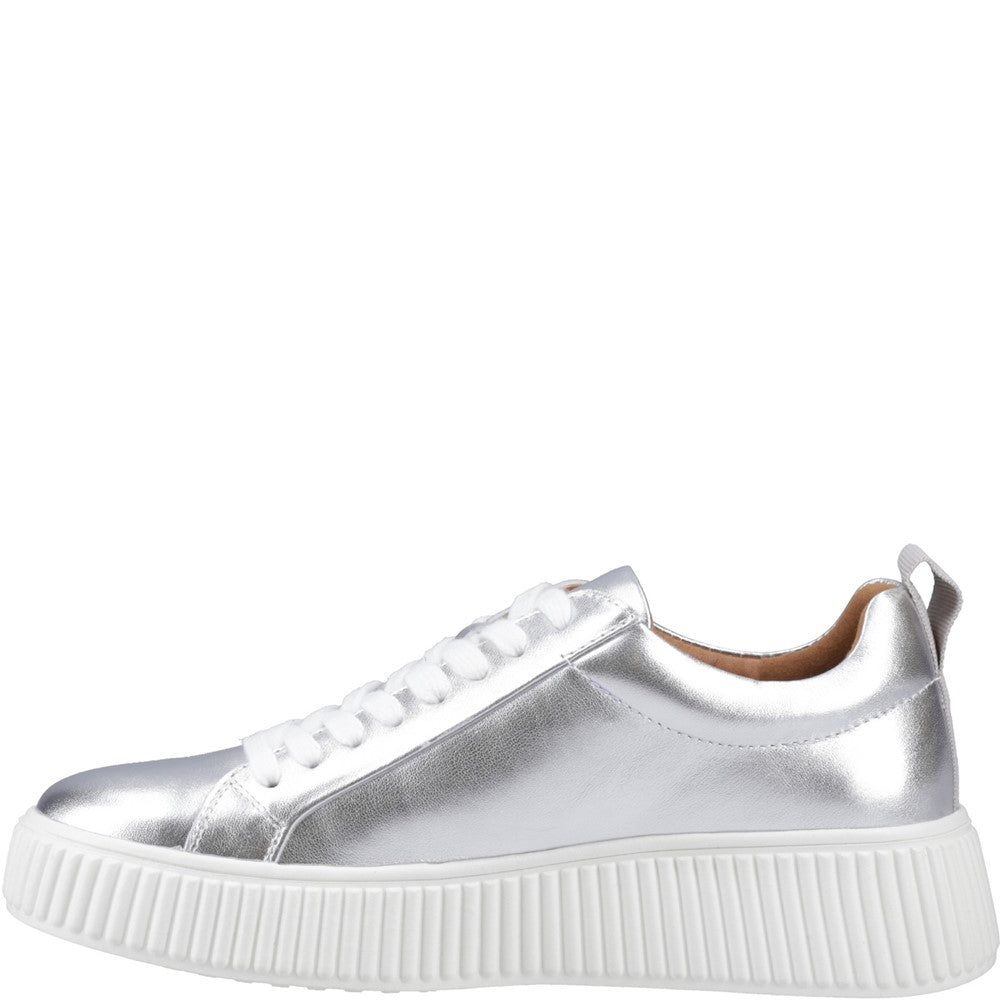 Ladies Sports Silver Hush Puppies Harlow Sneaker