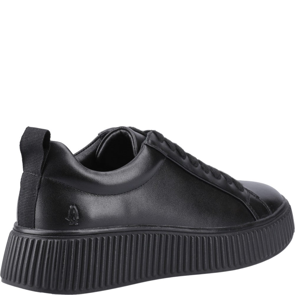 Ladies Sports Black/Black Hush Puppies Harlow Sneaker