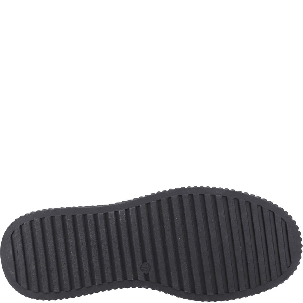Ladies Sports Black/Black Hush Puppies Harlow Sneaker