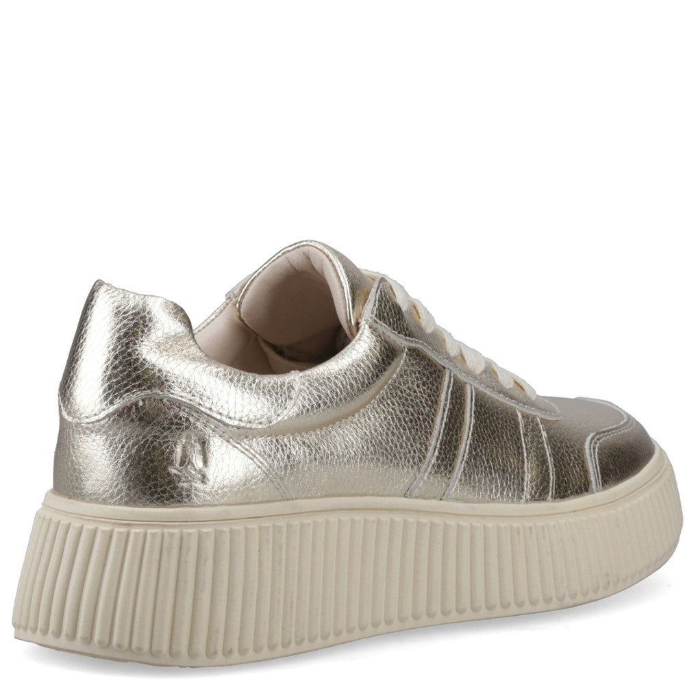 Ladies Sports Gold Hush Puppies Holly Sneaker