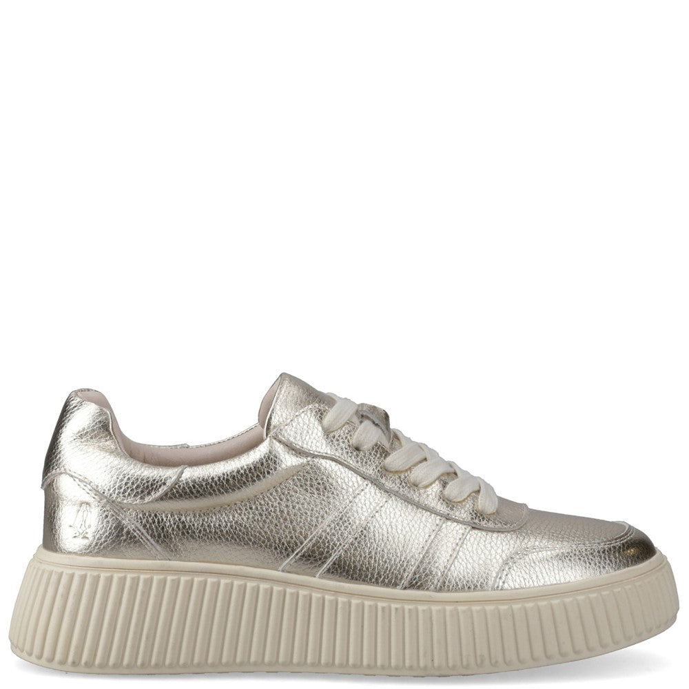 Ladies Sports Gold Hush Puppies Holly Sneaker