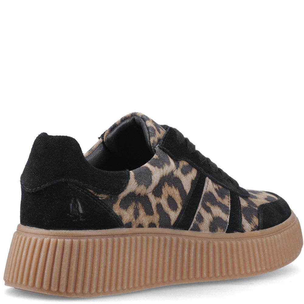 Ladies Sports Leopard Hush Puppies Holly Sneaker
