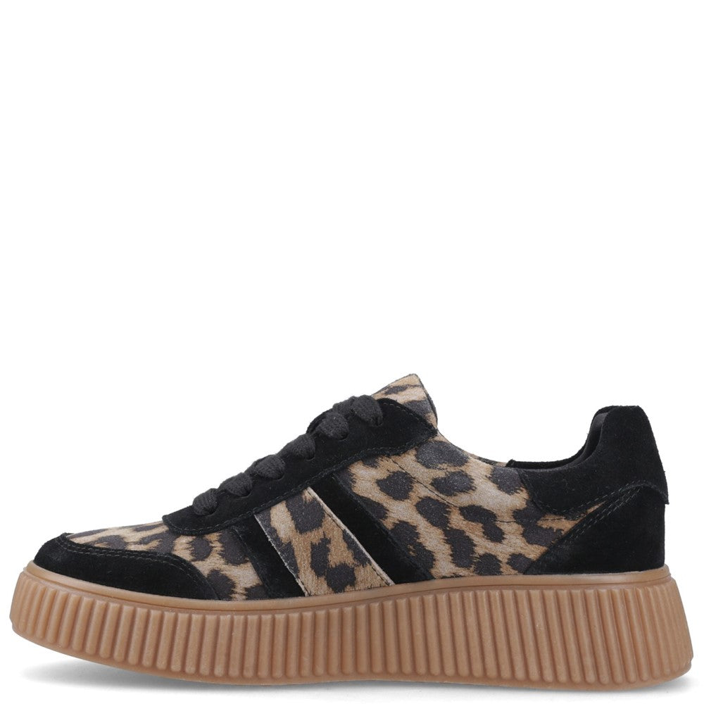 Ladies Sports Leopard Hush Puppies Holly Sneaker