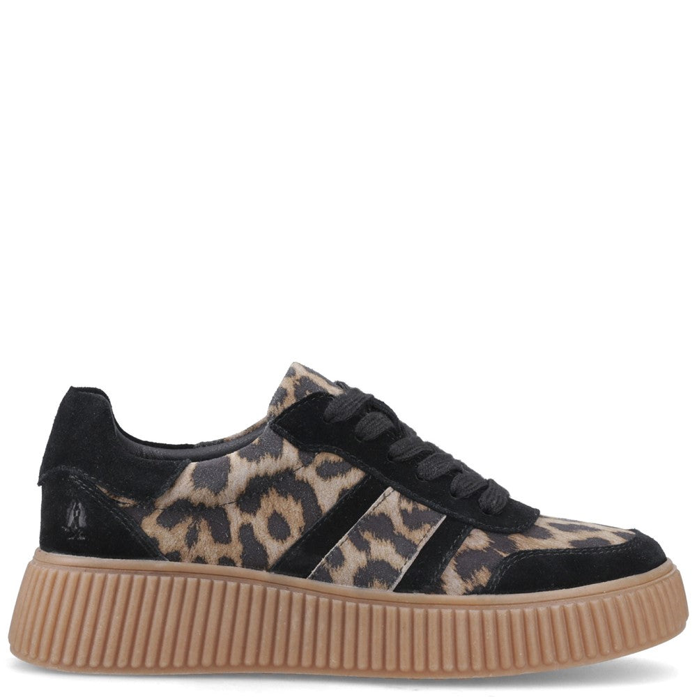 Ladies Sports Leopard Hush Puppies Holly Sneaker