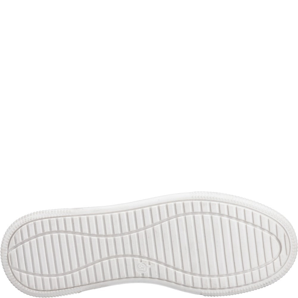 Ladies Sports White Hush Puppies Martha Trainer