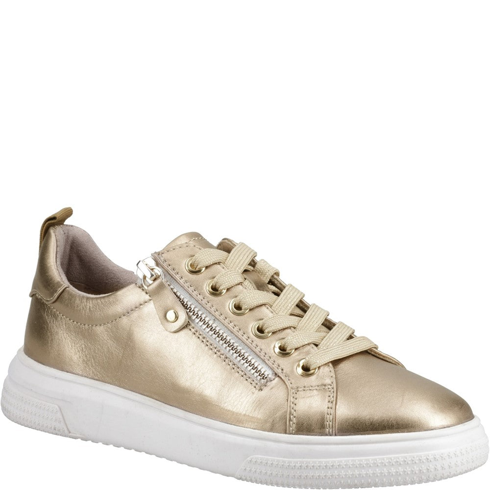 Ladies Sports Gold Hush Puppies Martha Trainer