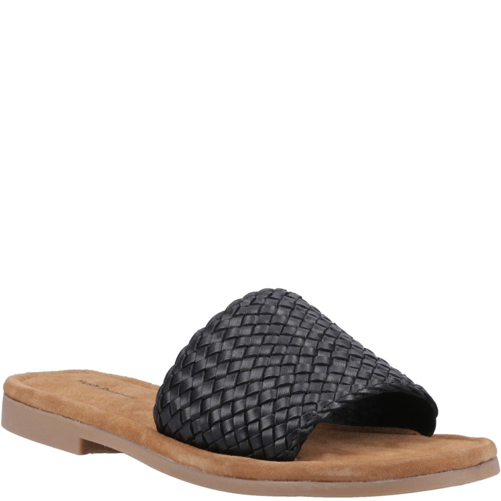 Sandal Ladies Summer Black Hush Puppies Hetty Slide Sandal
