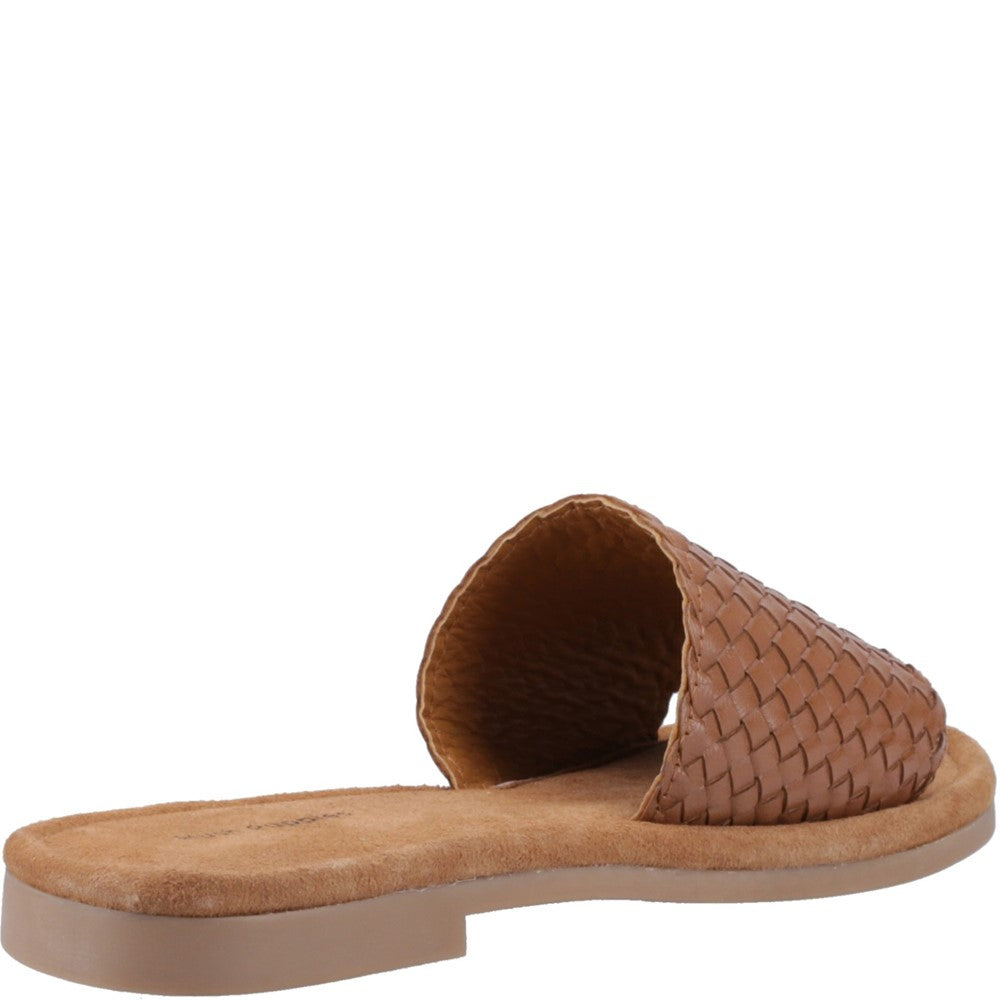 Sandal Ladies Summer Tan Hush Puppies Hetty Slide Sandal