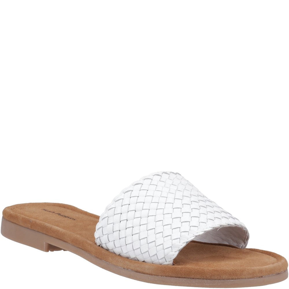 Sandal Ladies Summer White Hush Puppies Hetty Slide Sandal