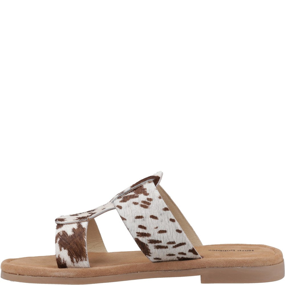 Sandal Ladies Summer Cow Hush Puppies Helen Slide Sandal