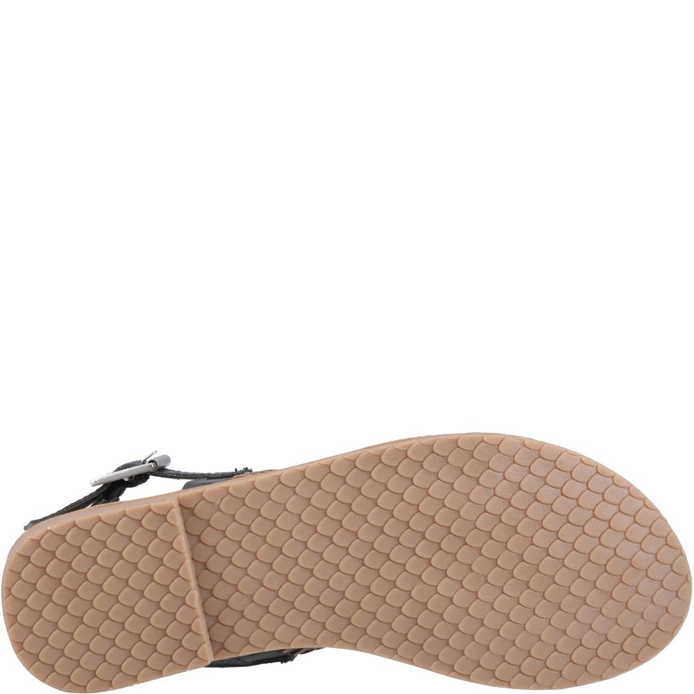Sandal Ladies Summer Black Hush Puppies Hadley Sandal