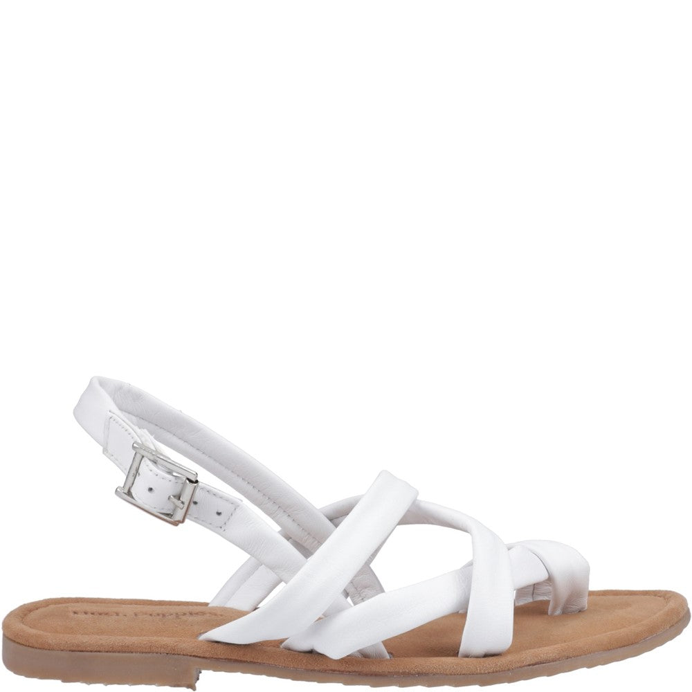 Sandal Ladies Summer White Hush Puppies Hope Sandal