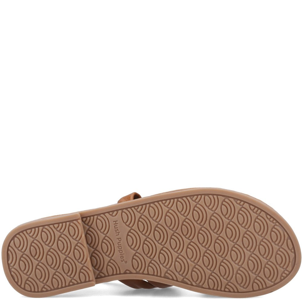 Sandal Ladies Summer Tan Hush Puppies Hope Sandal