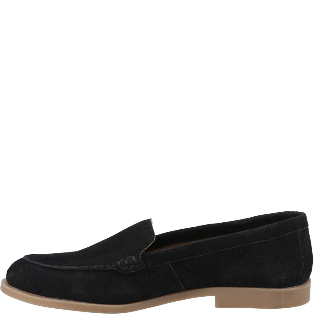 Slip On Ladies Shoes Black Hush Puppies Natasha Loafer