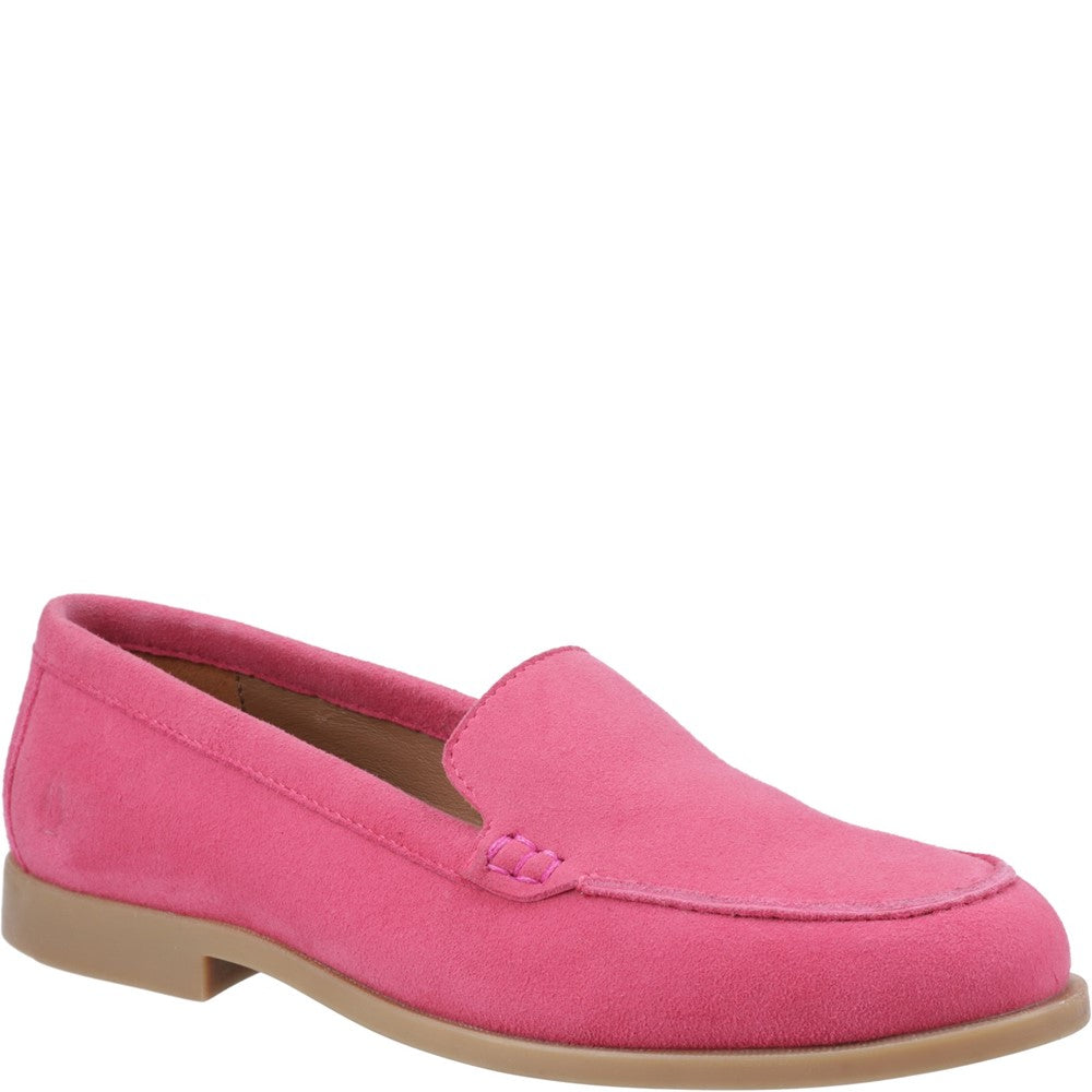 Slip On Ladies Shoes Pink Hush Puppies Natasha Loafer