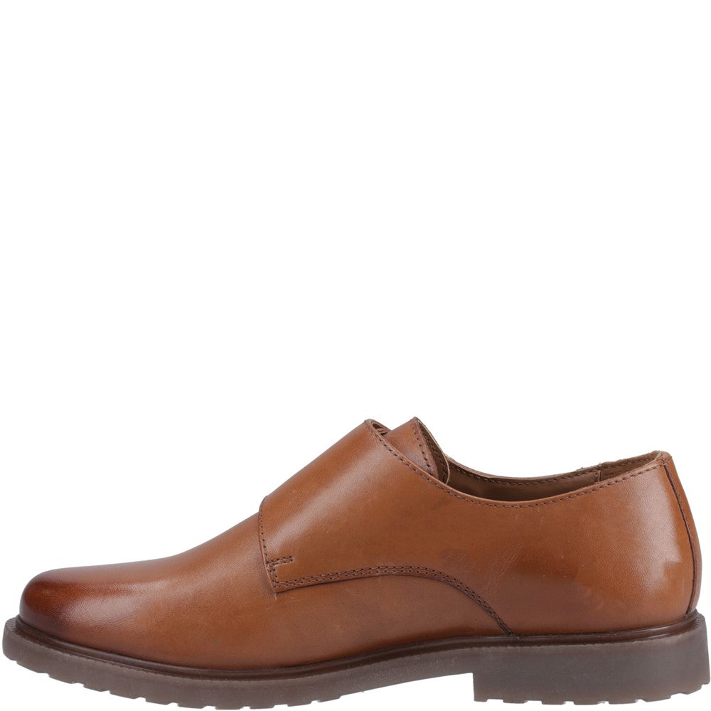 Slip On Ladies Shoes Tan Hush Puppies Verity Monk Shoe