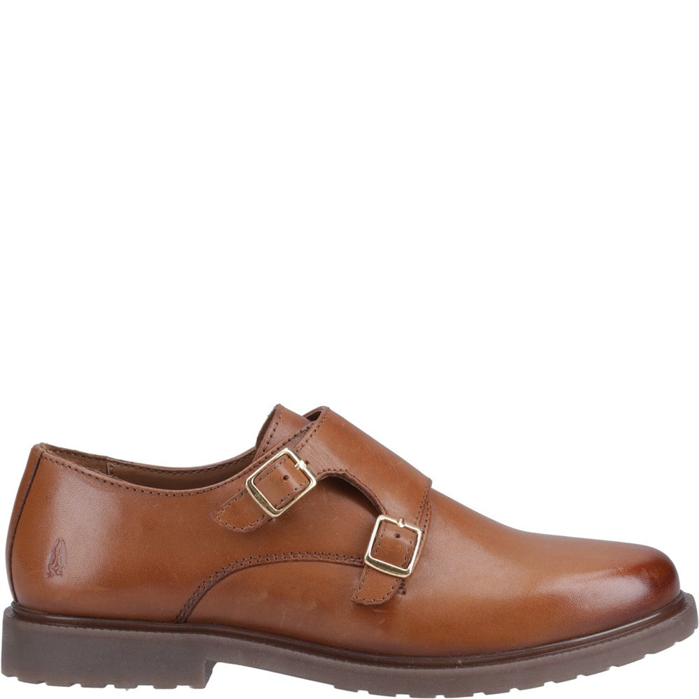 Slip On Ladies Shoes Tan Hush Puppies Verity Monk Shoe