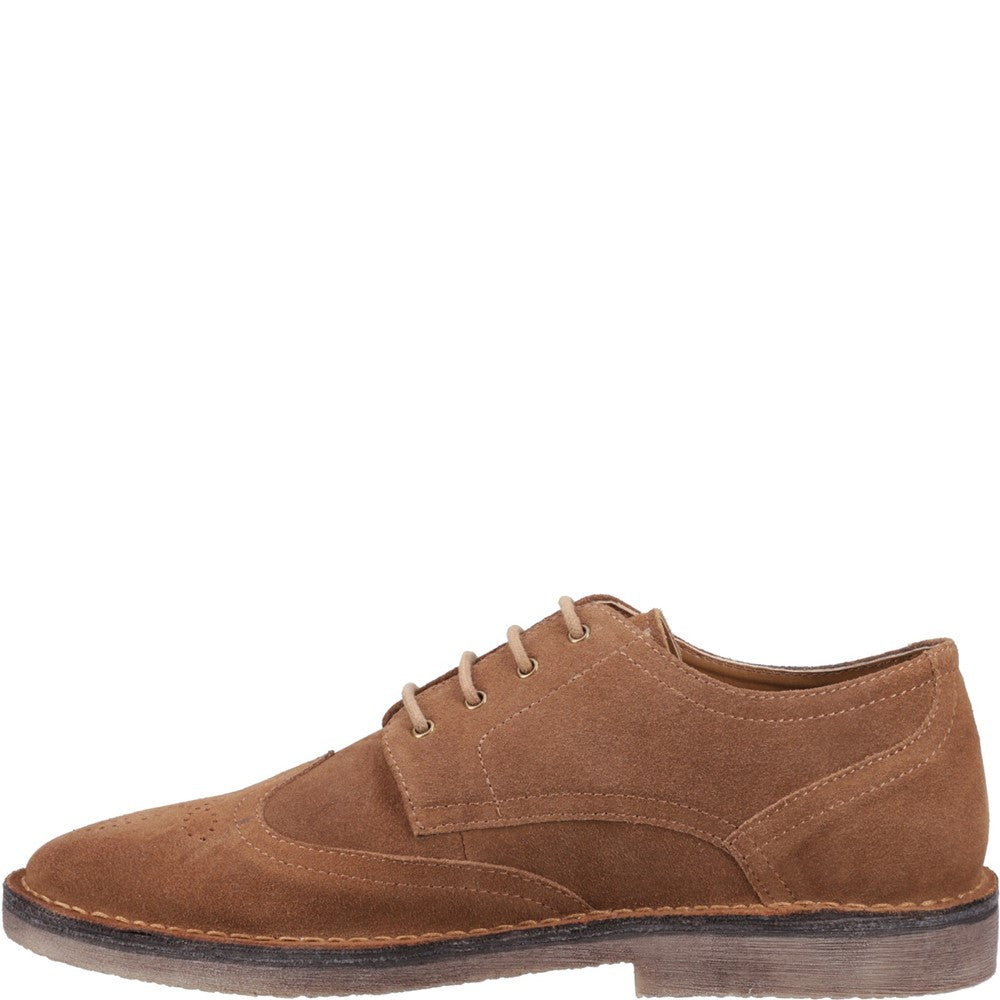 Lace Mens Summer Tan Hush Puppies Samson Wingtip