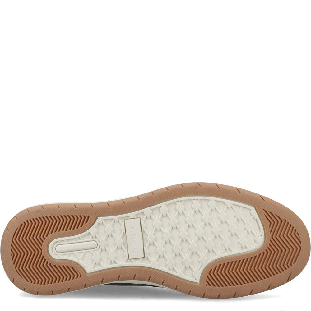 Lace Mens Summer Dark Khaki Hush Puppies Bowen Lace Up