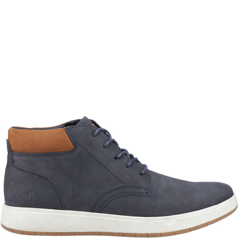 Mens Boots Navy Hush Puppies Bronko Chukka Boot