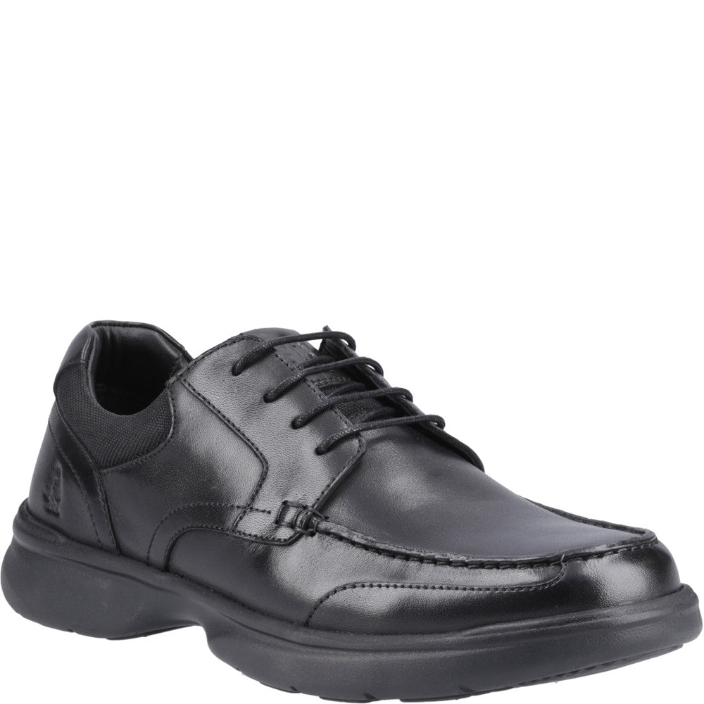 Mens Classic Lace Shoes Black Hush Puppies Hugh Shoes