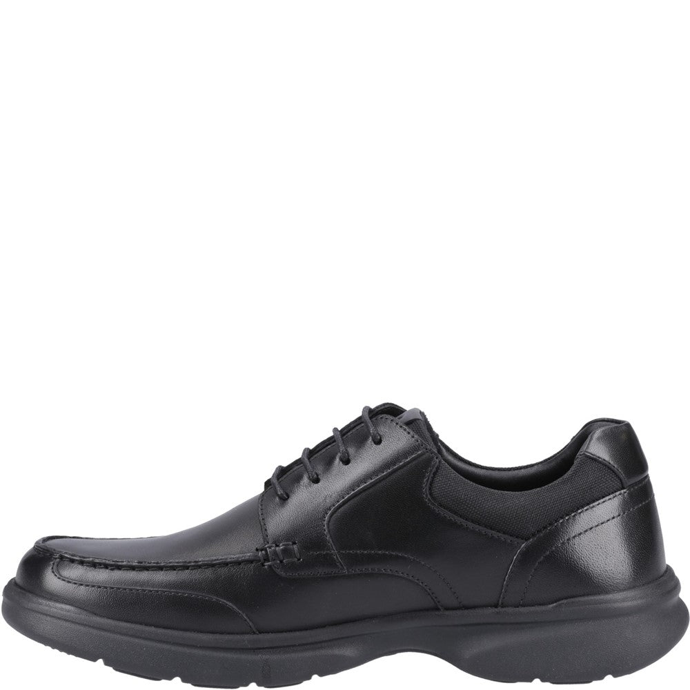 Mens Classic Lace Shoes Black Hush Puppies Hugh Shoes