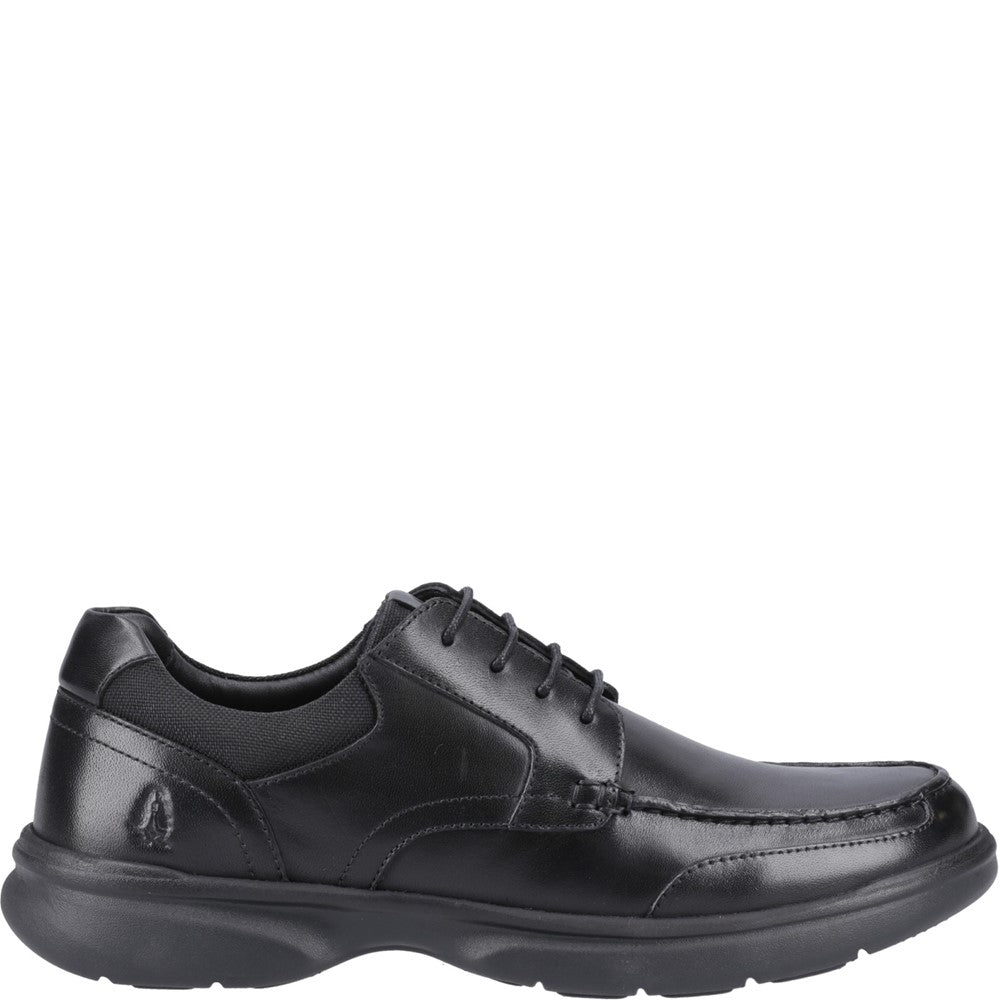Mens Classic Lace Shoes Black Hush Puppies Hugh Shoes