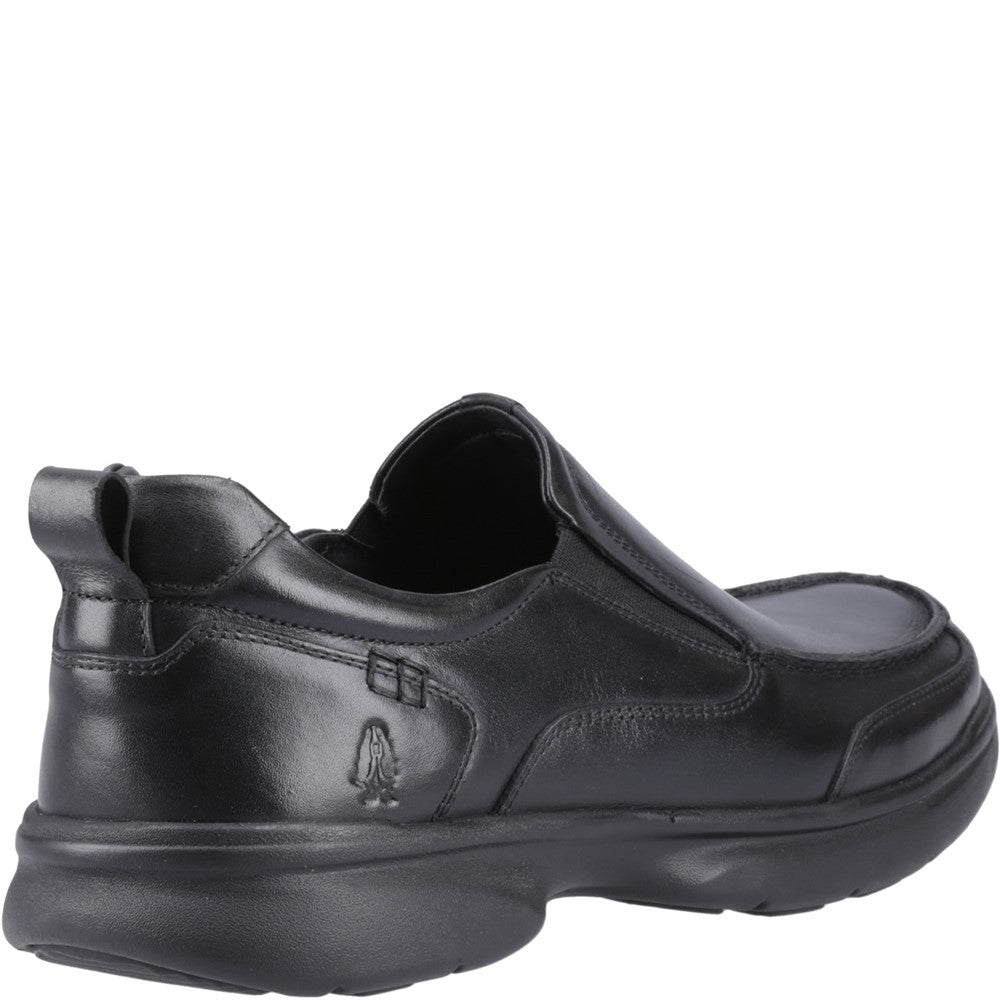 Mens Classic Slip On Shoes Black Hush Puppies Harold Slip On