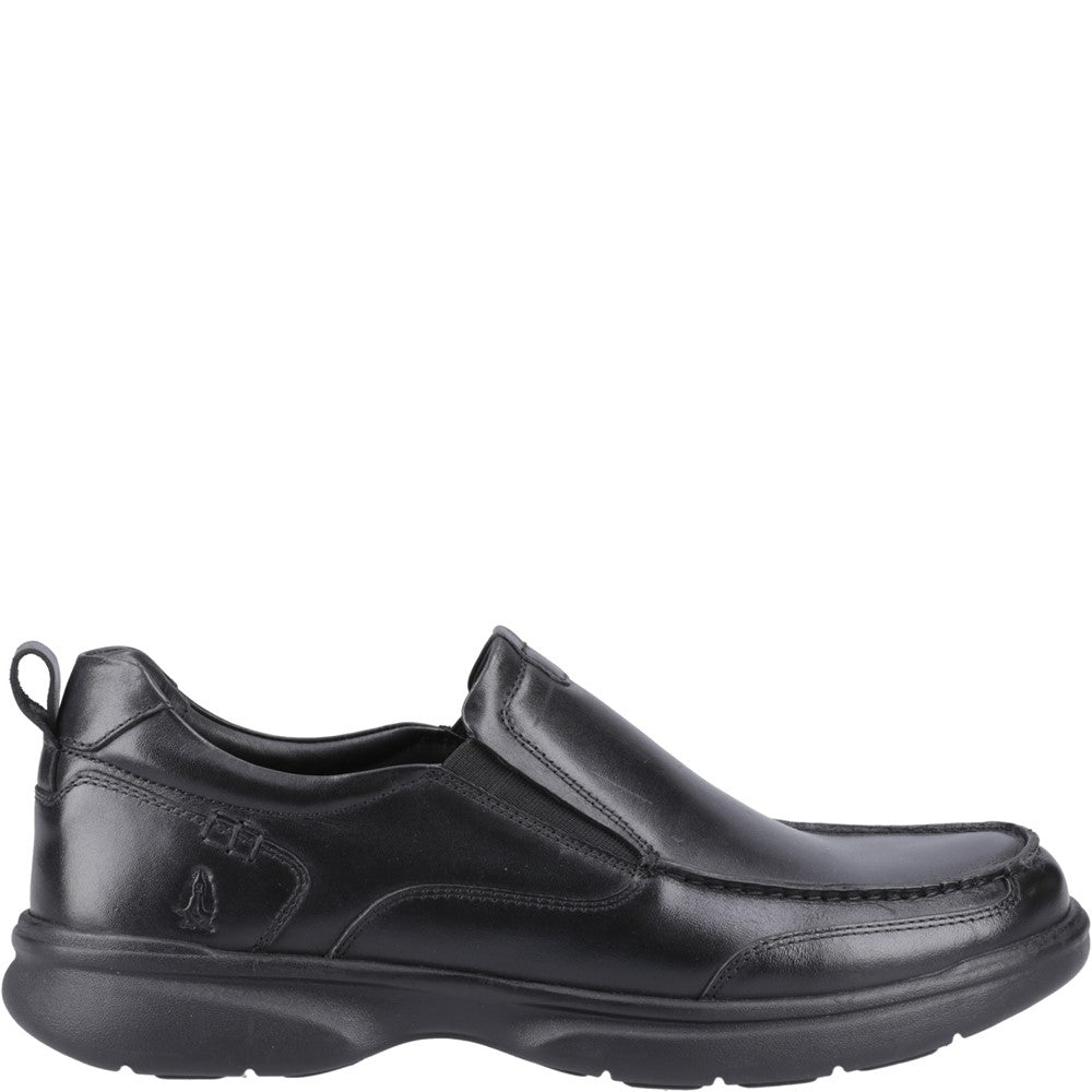 Mens Classic Slip On Shoes Black Hush Puppies Harold Slip On