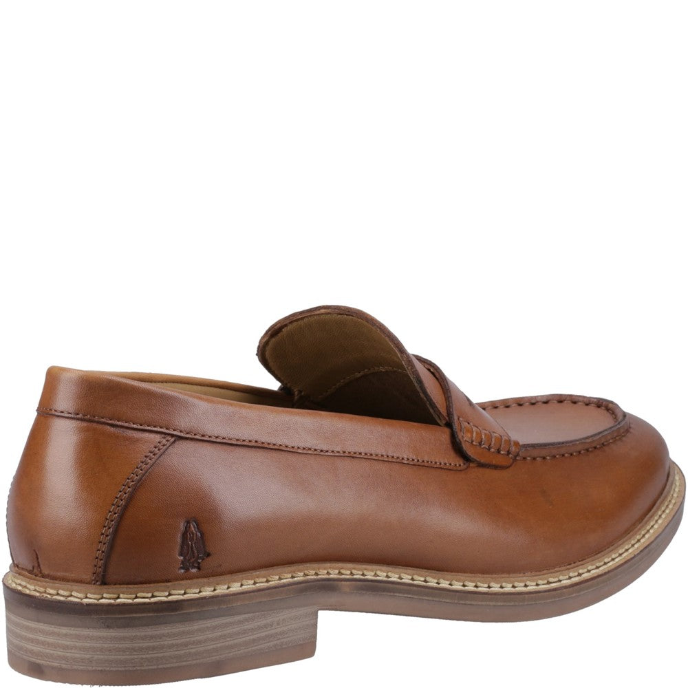 Mens Formal Slip On Shoes Tan Hush Puppies Benedict Loafer