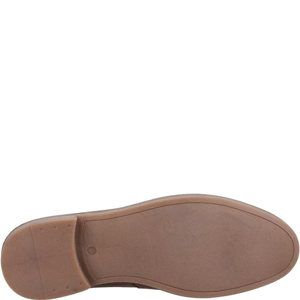 Mens Formal Slip On Shoes Tan Hush Puppies Benedict Loafer