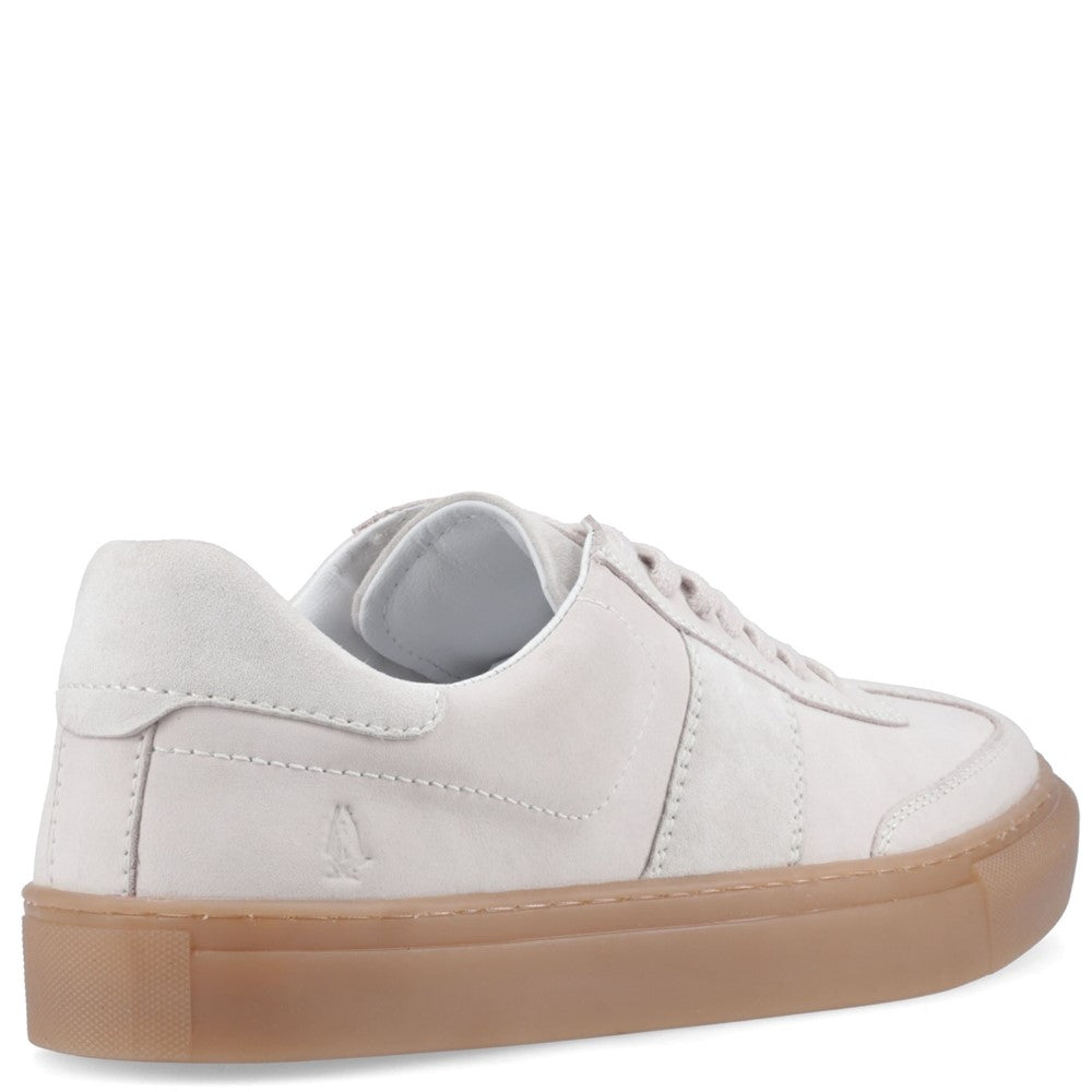 Mens Sports White Hush Puppies Riley Trainer