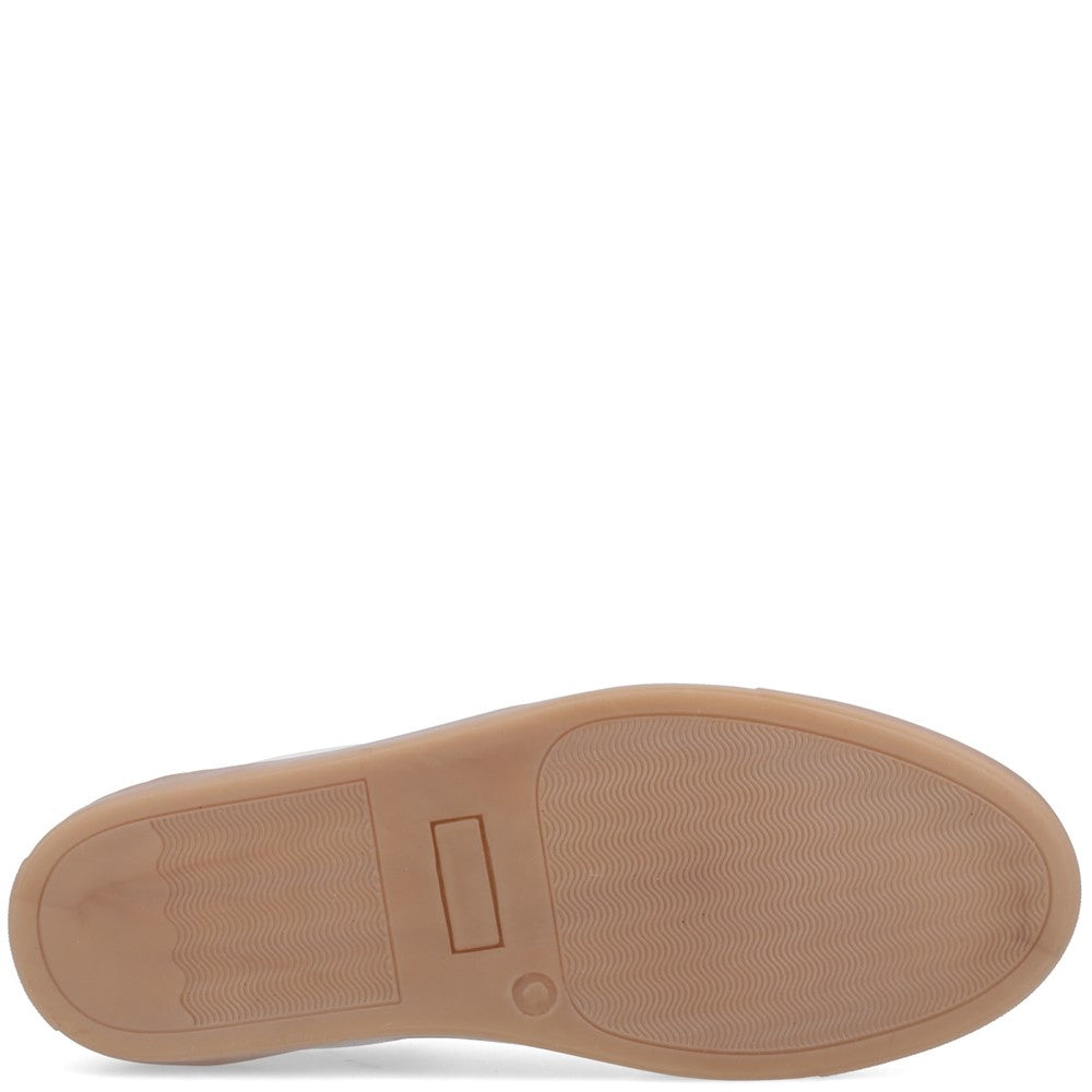 Mens Sports White Hush Puppies Riley Trainer