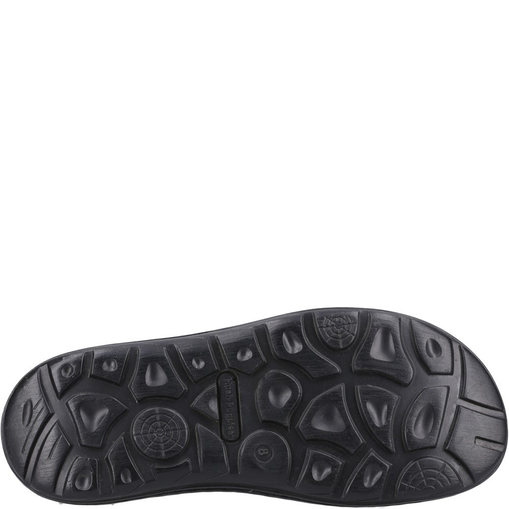 Sandal Mens Summer Black Hush Puppies Alan Toepost Sandal